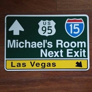 WALL PLAQUE FOR MICHAEL'S ROOM
